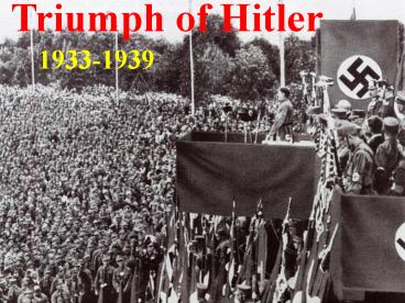 Triumph of Hitler