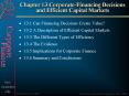 Chapter 13 CorporateFinancing Decisions and Efficient Capital Markets PowerPoint PPT Presentation