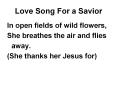 Love%20Song%20For%20a%20Savior PowerPoint PPT Presentation