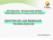 MITIGACIN: TECNOLOGA VERDE