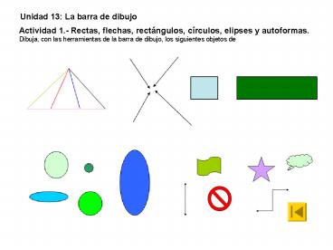 Unidad 13: La barra de dibujo