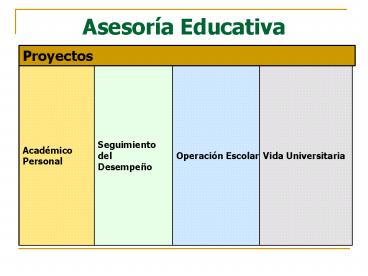 Asesora Educativa