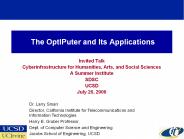 The%20OptIPuter%20and%20Its%20Applications