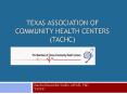 Texas Association of Community Health Centers TACHC PowerPoint PPT Presentation