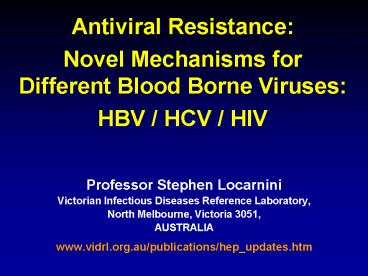 Professor Stephen Locarnini