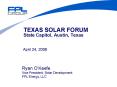 TEXAS SOLAR FORUM State Capitol, Austin, Texas PowerPoint PPT Presentation