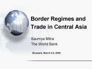 Border Regimes and Trade in Central Asia