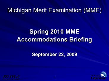 Michigan Merit Examination MME