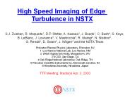 High Speed Imaging of Edge