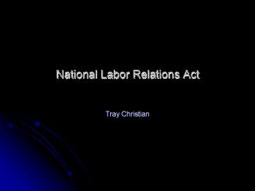National Labor Relations Act