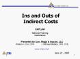 Ins and Outs of Indirect Costs PowerPoint PPT Presentation