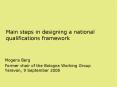 Main steps in designing a national qualifications framework PowerPoint PPT Presentation