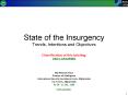 State of the Insurgency Trends, Intentions and Objectives PowerPoint PPT Presentation