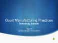 Good Manufacturing Practices PowerPoint PPT Presentation