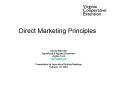 Direct Marketing Principles PowerPoint PPT Presentation
