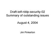 Draft-ietf-rddp-security-02 Summary of outstanding issues  August 4, 2004