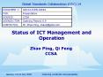 Status of ICT Management and Operation PowerPoint PPT Presentation