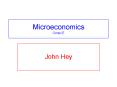 Microeconomics Corso E PowerPoint PPT Presentation