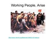 Working People, Arise