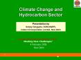 Climate Change and Hydrocarbon Sector PowerPoint PPT Presentation