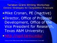 Tarleton Grant Writing Workshop Generic Strategies for Competitive Proposals PowerPoint PPT Presentation