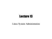 Linux System Administration