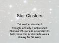 Star Clusters PowerPoint PPT Presentation