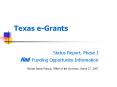 Texas e-Grants PowerPoint PPT Presentation