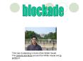 blockade PowerPoint PPT Presentation