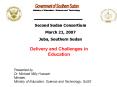 Government of Southern Sudan PowerPoint PPT Presentation