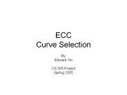 ECC Curve Selection