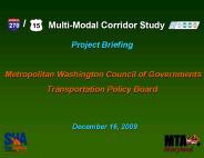 Multi-Modal Corridor Study