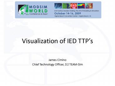 Visualization of IED TTPs
