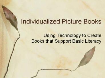 Individualized%20Picture%20Books