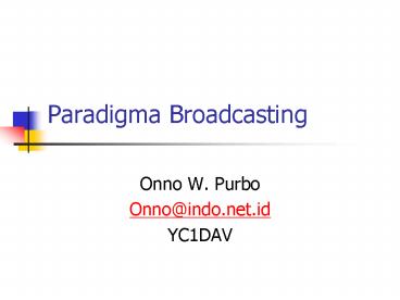 Paradigma Broadcasting