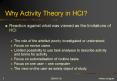Why Activity Theory in HCI? PowerPoint PPT Presentation