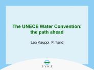 The UNECE Water Convention: the path ahead