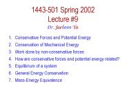 1443501 Spring 2002 Lecture