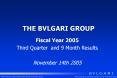 THE BVLGARI GROUP PowerPoint PPT Presentation