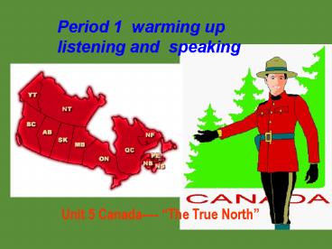 Unit 5 Canada---- 