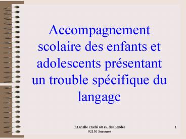 Prsentation PowerPoint