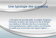 Une typologie des questions