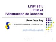 LINF1251: LEtat et lAbstraction de Donnes