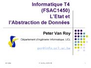 Informatique T4 (FSAC1450) L