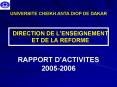DIRECTION DE LENSEIGNEMENT ET DE LA REFORME PowerPoint PPT Presentation