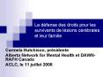 La dfense des droits pour les survivants de lsions crbrales et leur famille PowerPoint PPT Presentation