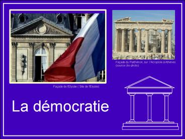 La dmocratie