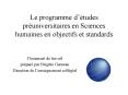 Le programme d PowerPoint PPT Presentation