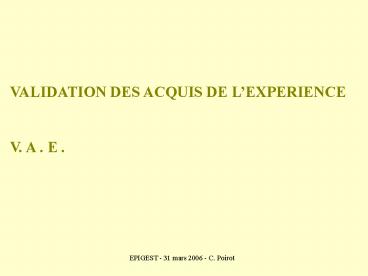 Prsentation PowerPoint