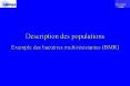 Description des populations PowerPoint PPT Presentation